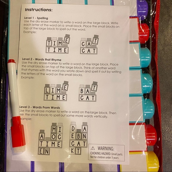 ankyo development ltd Toys Building Block Game Spelling Reading